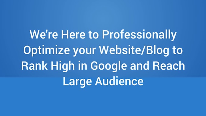 professionally do onpage and technical SEO of wordpress site