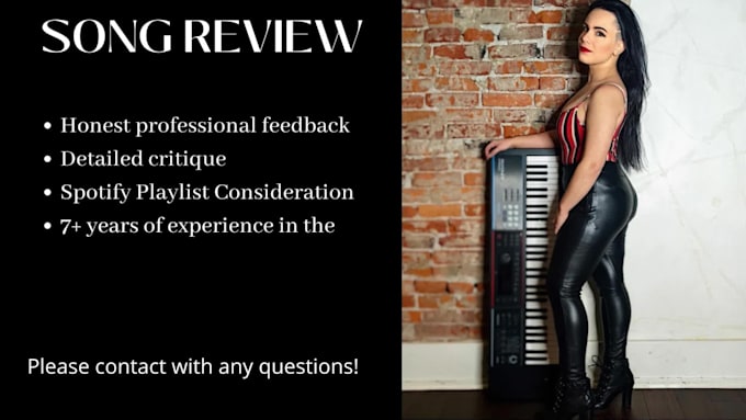 review your music and give professional feedback