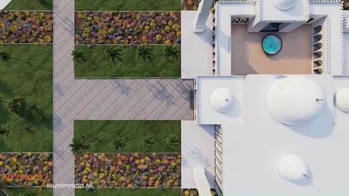 design 3d model exterior and architecture rendering