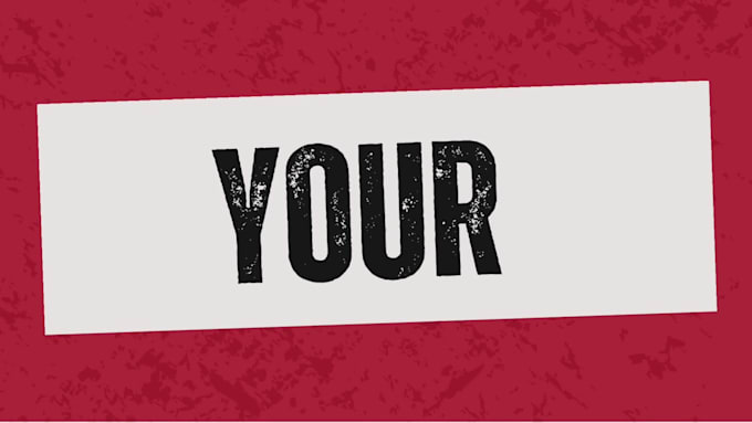 create an amazing text animation for your