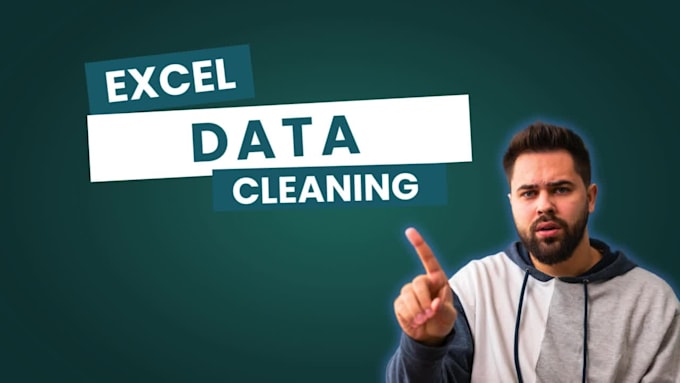 do excel data cleaning, merging, splitting and formatting