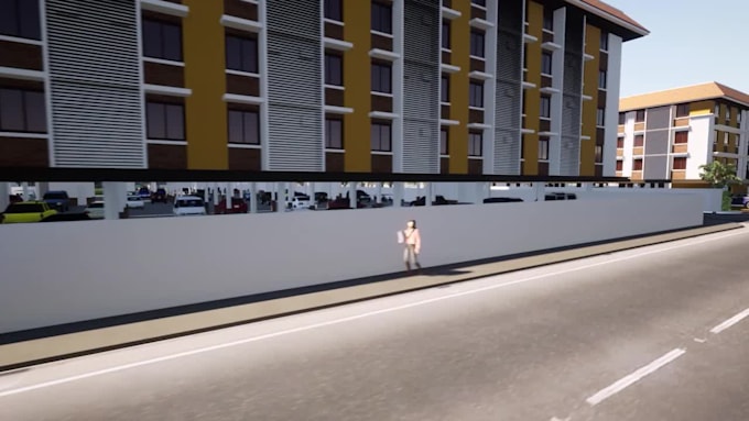 render a 3d architectural animation