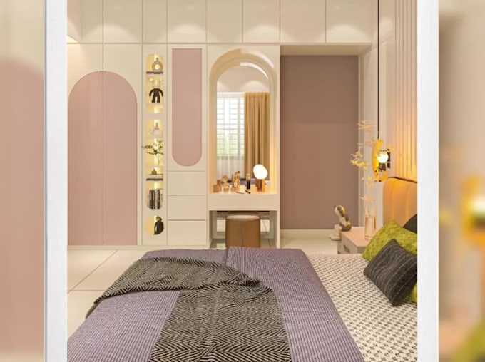 do 3d model, exterior and interior design, 3d rendering