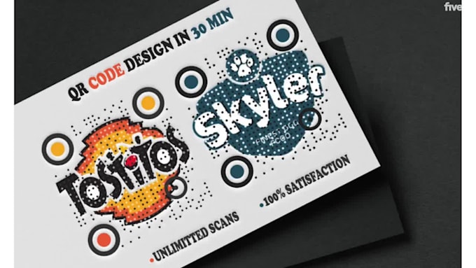 create unique colorful qr code