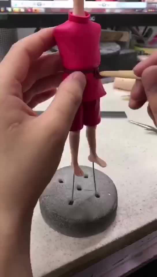 custom anime figure from photo, personalized action figure character model