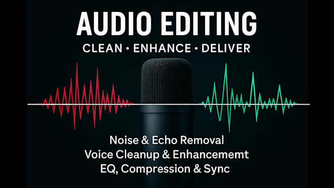 clean, enhance, and professionally polish your audio