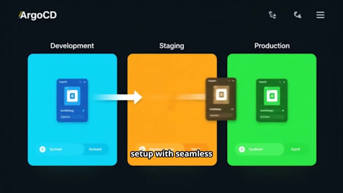 setup AWS infrastructure with terraform gitops and argocd