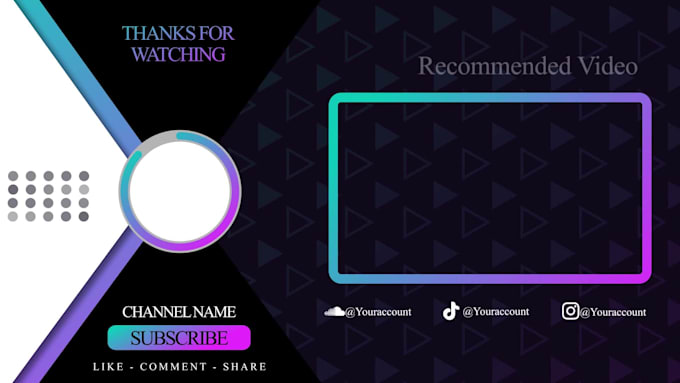 make youtube intro outro trailers, podcast animated video