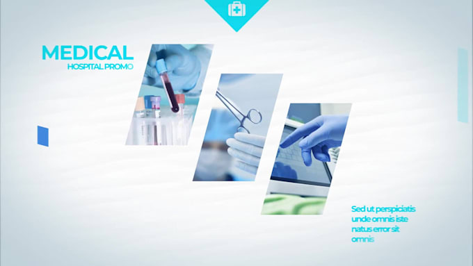 create premium medical slide show video
