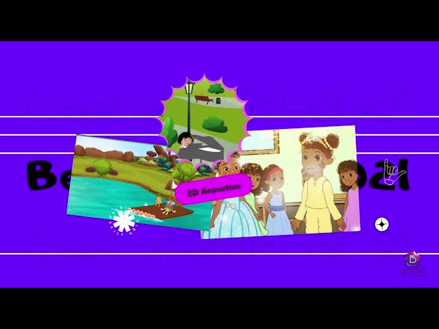 make 2d animation children nursery rhyme or story video