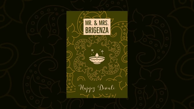 design premium diwali greeting cards for personal and corporate use
