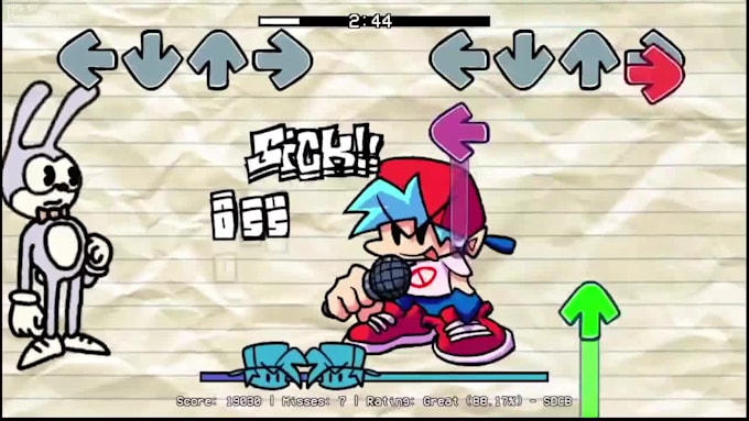 make an fnf chromatic, sprite animation, or icon for you