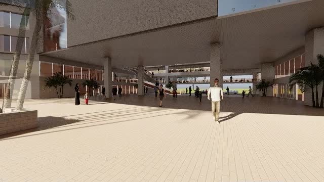 design architectural 3d model, render and walkthrough
