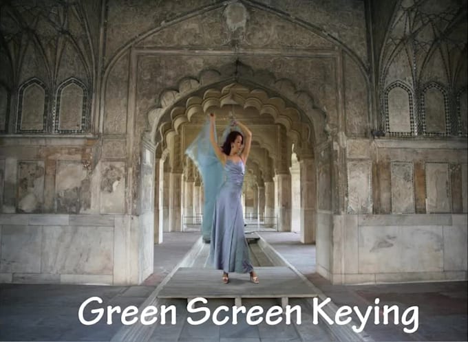 do professional green screen keying and editing