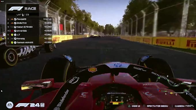 commentate for f1 and racing leagues