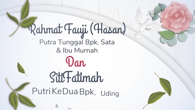 digital wedding invitation videos