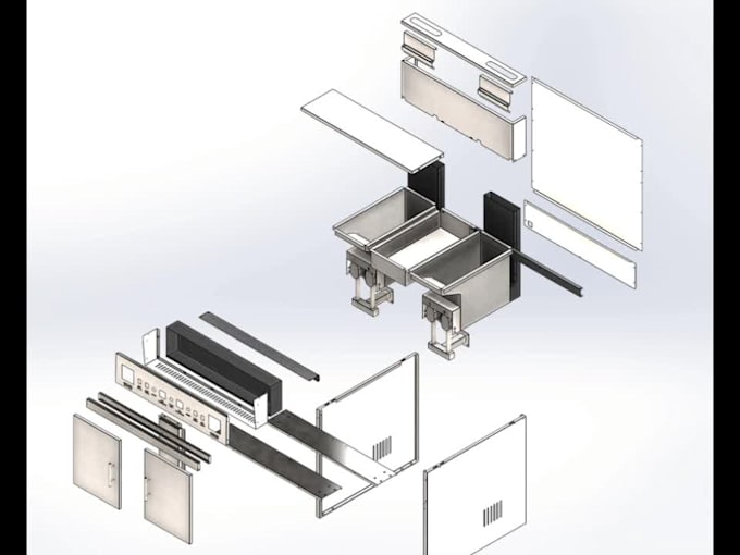 design dfm sheet metal enclosures, 3d models and 2d drawings