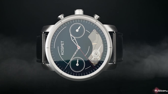 do 3d watch animation 3d watch design watch modelling watch video ads