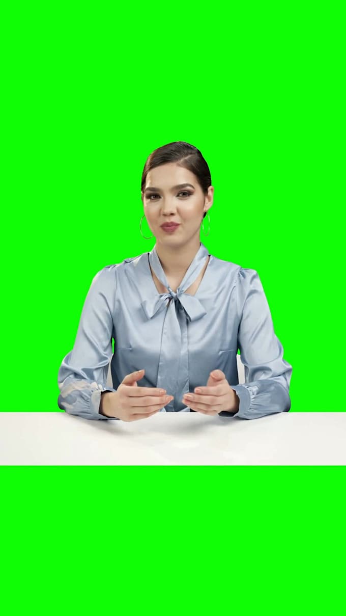 create female green screen videos in chinese or english