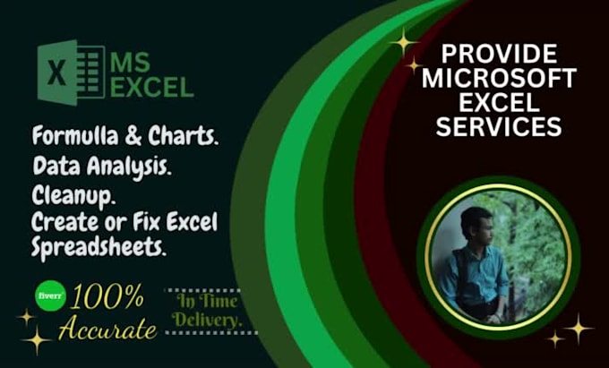 create or fix excel spreadsheets with formulas, charts, and analysis