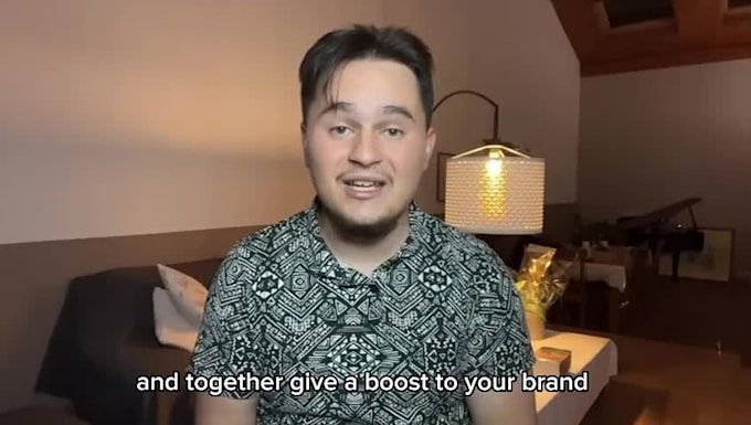 be your english model ugc ads