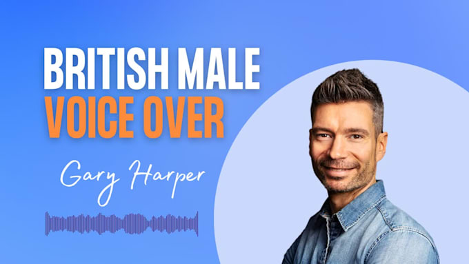 record your british male voice over in 24 hours