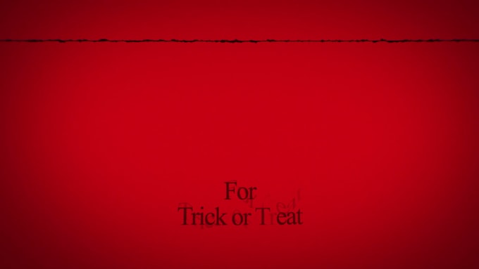 create a horror halloween video intro