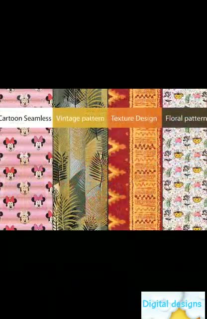 design seamless repeat pattern and prints