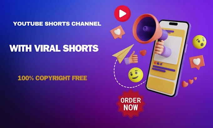 create youtube shorts channel with 120 viral shorts
