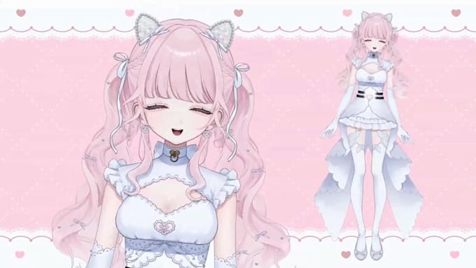 make vtuber model vtuber, live2d, vtuber rigging, live2d model, 2d vtuber model