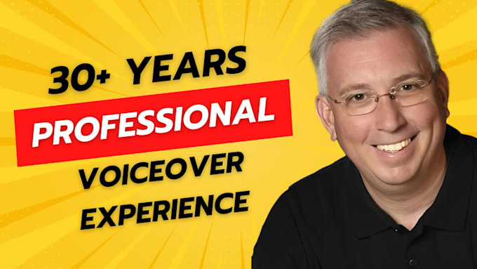 record a professional american male voiceover