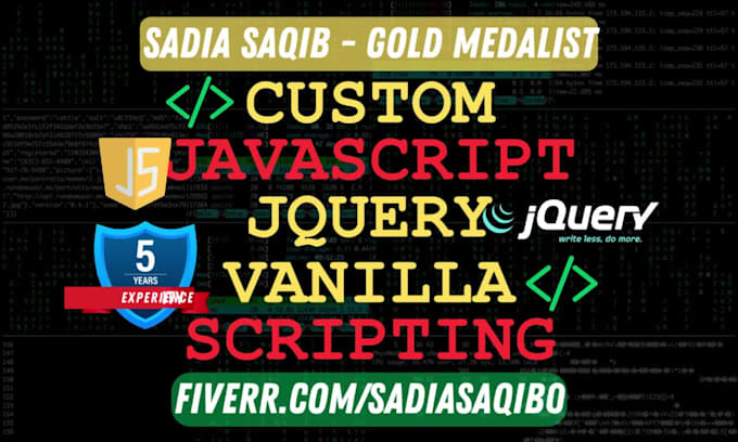 write custom javascript, jquery , vanilla js, ajax script