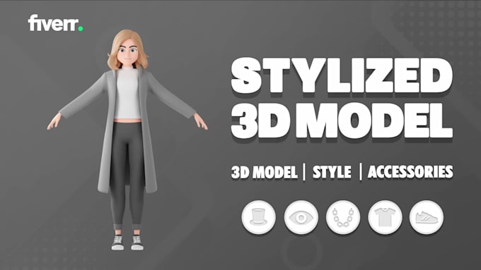 Do an amazing quality stylized 3d character for you by Martinbold | Fiverr