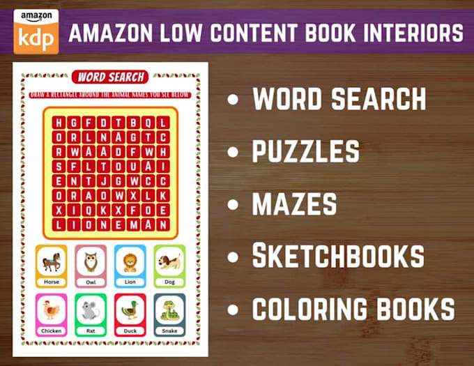design a kdp book interior for your low content  amazon kdp store