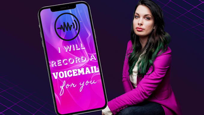 record a professional, american female voicemail or IVR