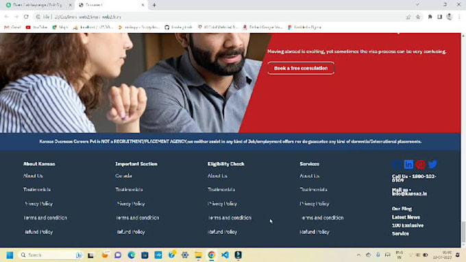 be your front end webdesigner
