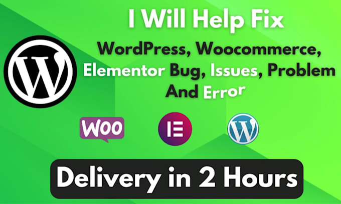 fix wordpress issues, errors, bugs, problem, woocommerce