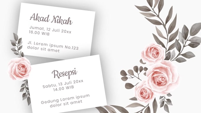 create wedding invitation video