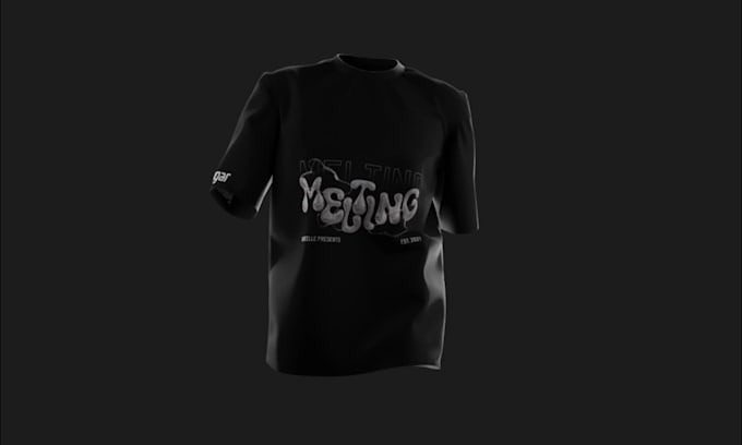 create 360 degree walking tshirt animation