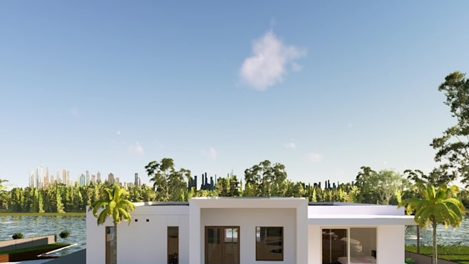 do professional 3d exterior design and rendering services