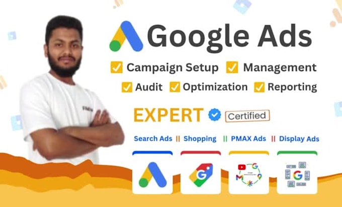 audit and optimize google ads campaign manager PPC expert adwords ad specialist