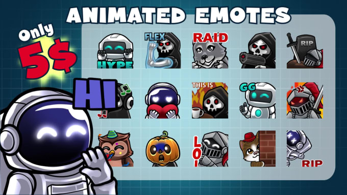 Turn Static Emotes Into Animated Emotes For Twitch, Discord By Rexz ...