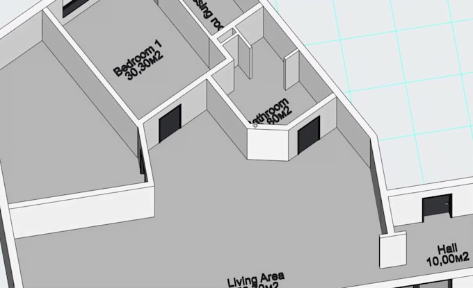 do functional apartment layout redesign with space planning for new builds