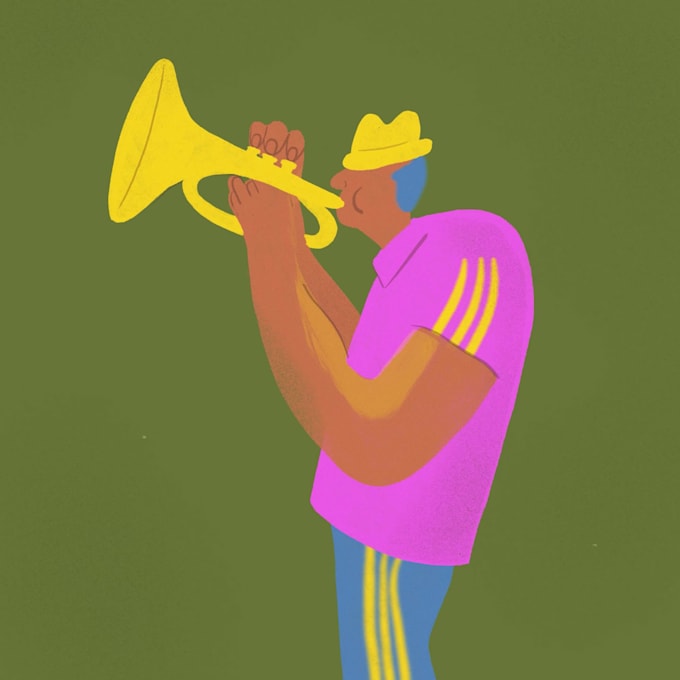 create unique music illustrations