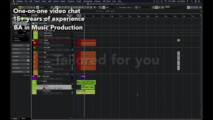 teach you beginner or intermediate cubase