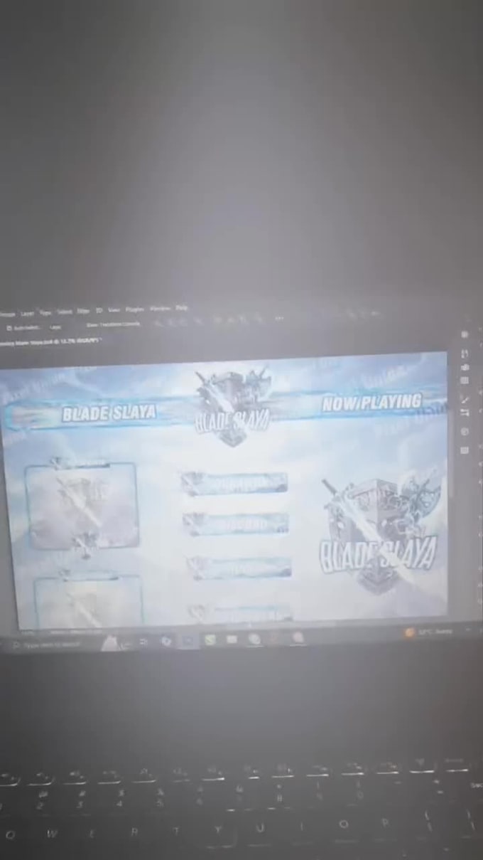 create professional gaming overlay, panels, logo and animated designs