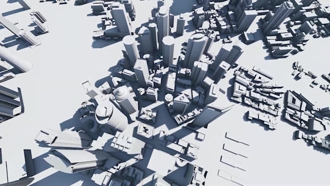 create low poly city models
