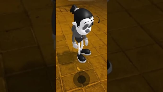 create your ar 3d avatar or character controlled by joystick