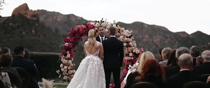 edit a professional wedding highlight video