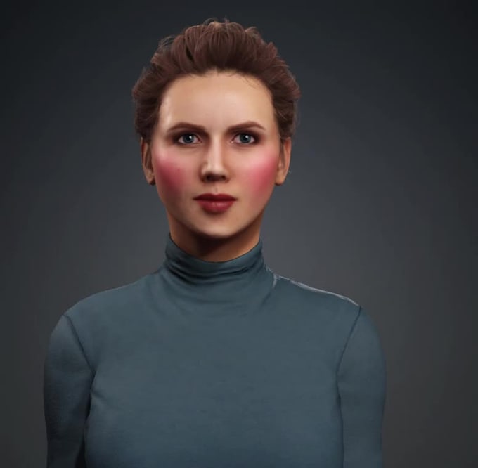 create custom 3d characters for games, animation, or realistic use